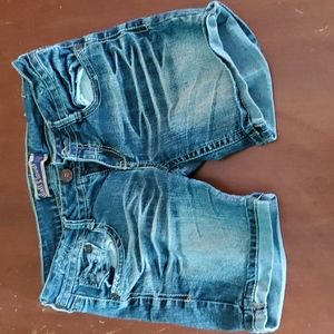 Blue jean shorts